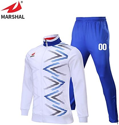 Marshal Jersey Custom Sport Jacket colorful White Jacket Blue Pants Adult Sizes Sportwear Custom Your Name Your Number