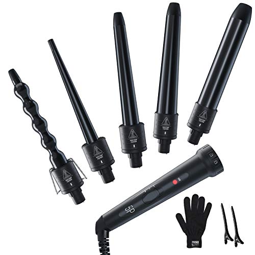 Photo 1 of 5 in 1 Curling Iron Wand Set