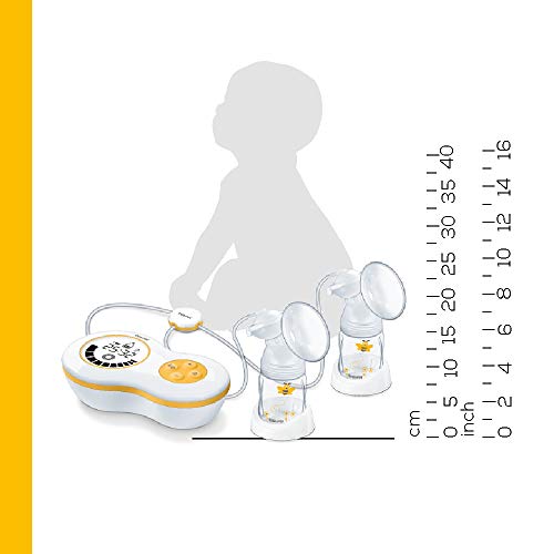 image for Beurer Electric Dual Breast Pump, Double Comfortable Pumping, Portable
