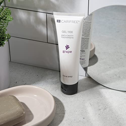 CariFree Gel 1100 (Grape) AntiCavity Toothpaste Nano Hydroxyapatite Cavity Prevention
