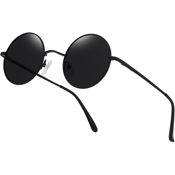Amazon.com: NIEEPA Small Round Polygon Polarized Sunglasses  display picture 1