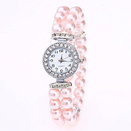Watches for Women Clearance Sale, Stekima Fashion Rhinestone Analog Display Dial Quartz Watches for Women Ladies Luxury Bracelet Bangle Wrist Watches for Party Club Casual Watches Stainless Steel