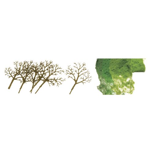 JTT Scenery Products Premium Series: Deciduous Tree Kit, 1.5-3"