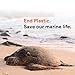 Eco-Pals | Collapsible Straw, Reusable Straws with Case Stainless Steel Metal Straws Folding Straw Drinking +1 Cleaning Brush (Rose Gold)