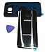 (md0410) Galaxy S7 EDGE OEM BLACK ONYX Rear Back Glass Lens Battery Door Housing Cover + Adhesive Replacement For G935 G935F G935A G935V G935P G935T with adhesive and opening tool