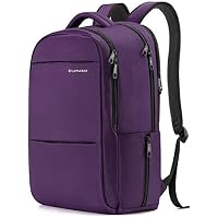 LAPACKER 15.6-17 inch Business Laptop Backpacks for Women Mens Water Resistant Laptop Travel Bag Lightweight College Students Notebook Computer Backpack - Purple