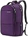 LAPACKER 15.6-17 inch Business Laptop Backpacks for Women Mens, Water Resistant Laptop Travel Bag with USB Charging Port, Lightweight College Notebook Computer Backpack - Purple