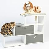 PetFusion Pet Step Window Perch Bookshelf