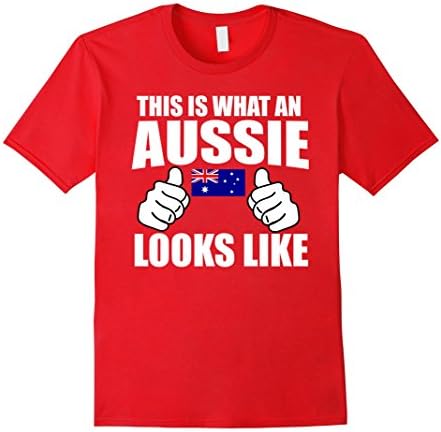 Mens Storecastle: This Is What An Aussie Looks Like Gift T-Shirt Small Red
