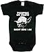 Texas Tees, Funny Onesie, Funny Clothes for Boys, Yoda Pooping Pants, Black, 3-6 Month
