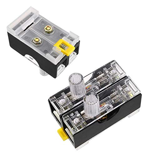 Oiyagai 2pcs Fuse Holder FS-102 Double Pole with
