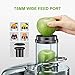 Juicer Machine, Aicok Juice Extractor, 800W Centrifugal Juicer with 3'' Wide Mouth, Dual Speed Stainless Steel Juicer with Anti-drip Mouth, Non-slip feet, BPA Free
