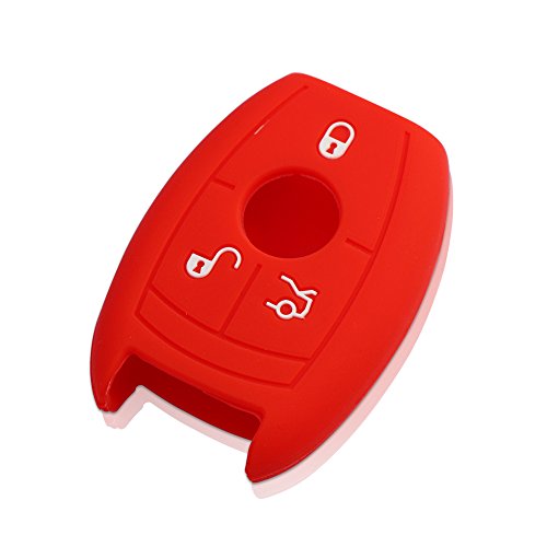 JessicaAlbaÂ® NEW SILICONE COVER KEY FOB REMOTE CASE For MERCEDES For Mercedes-benz A C E S CLASS SLK CL Fits Many Models