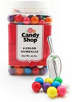 Candy Shop Assorted Gumball Jar - 20 oz