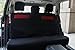 Oxgord 17pc Flat Cloth Seat Cover Set for Car/Truck/Van/SUV, Airbag Compatible, Split Bench, Red & Black