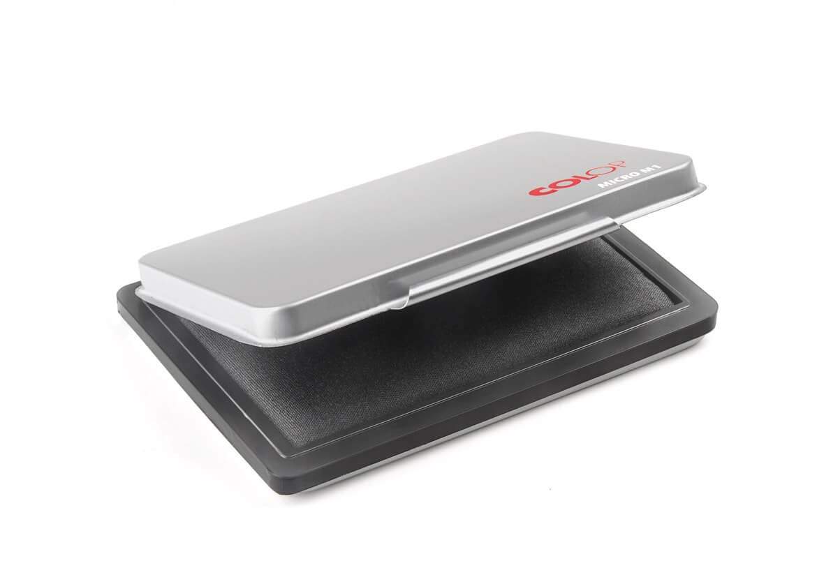 COLOP Micro M1 Ink Pad with Metal Casing 50 x 90 mm Black