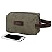 S-ZONE Canvas Travel Toiletry Bag Shaving Dopp Kit Cosmetic Makeup Bag