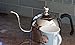 Zell Gooseneck Drip Kettle for Pour Over Coffee and Tea, Fully Stainless Steel Interior, Stovetop Safe, 40-Ounce