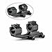 JahyShow 1 inch Cantilever Flat Top Weaver Forward Reach Dual Ring Rifle Scope Mount Solid Black