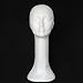 Wig Head, RIUDA Mannequin Female Foam Long Neck Head Model Hair Hat Wig Glasses Stand Display
