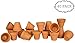 My Urban Crafts 40 Pcs Small Mini Clay Pots 2.1 inch Mini Terracotta Pots Clay Ceramic Pottery Planter Cactus Flower Pots Succulent Nursery Pots for Indoor/Outdoor Mini Plant, Crafts, Wedding Favors
