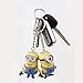 Cute Cartoon Despicable Me 3d Eye Small Minions Anime Doll Rubber Action Figure Classic Kid Toys Key Chains
