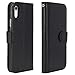 LK Case for iPhone Xs Max, [Wrist Strap] Luxury PU Leather Wallet Flip Protective Case Cover with Card Slots and Stand for Apple iPhone Xs Max (Black)