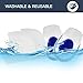 3 Pairs Heel Cups, Professional Reusable Plantar Fasciitis Inserts Pads, Gel Heel Cushion, Silicone Heel Protectors, Great for Plantar Fasciitis, Achilles Tendinitis & Heel Sore, for Women & Men