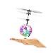 HaloVa RC Drone Suspending Helicopter Ball Flying Ball Built-in Shinning LED Lighting for Kids, Gesture-Sensing No Need to Use Remote Control, 360-Degree Colorful Transformation