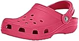 Crocs Classic Clog|Comfortable Slip On Casual Water Shoe, Pomegranate, 6 M US Men/8 M US Women
