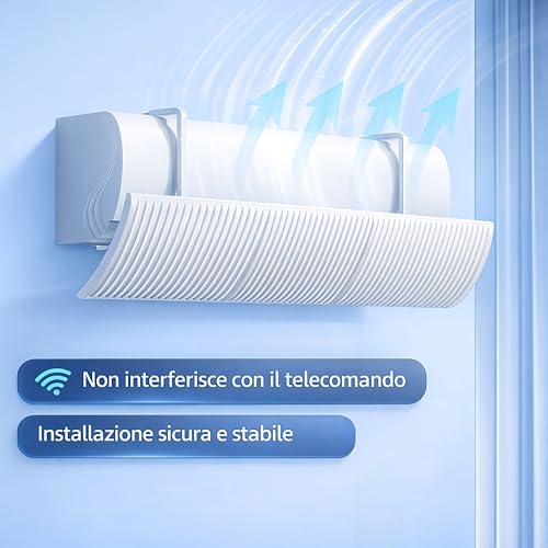 Air Conditioner Deflector, Universal Wind Deflector Anti Direct Blowing, Adjustable Air Conditioning Deflector, Panel Air Conditioner Diverter for Home/Office BANJEKT