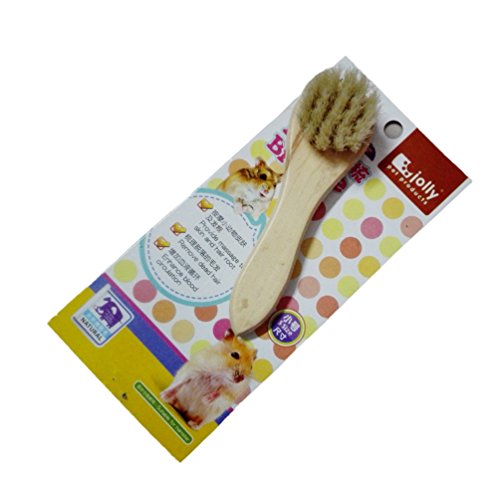 yepmax Small Animals Brush Grooming Bristle Brush for Little Animals Hamster, Works as Massaging