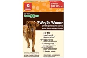 PETCARE SENTRY Worm X Plus 7 Way DeWormer Large Dogs (12 count)