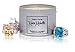 Scented Massage Oil Candle - Strawberry and Champagne Aromatherapy | Destiny Candle by Karen Michelle | Beautiful Piece of Jewelry Inside | Rekindle the Romance (Tin, 4oz (18 hour burn time))