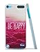 iPod 5 case,iPod Touch 5 case ，Nancy's Shop Fashion Pattern Protective Lightweight Scratch Proof Ultra Slim Hard PC Snap-on Back Shell Protective Skin Case Cover For IPod Touch5 (Be happy)
