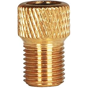 Brass Pump Adaptor Presta Valves Converter Schrader Valves Adapter --- Great for Bike Bicycle