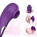Clitoral Sucking Vibrator, G Spot Vibrator Waterproof, Rechargeable Nipple Suction Stimulator with 10 Modes, Oral Sex Toy for Solo Masturbation and Couples