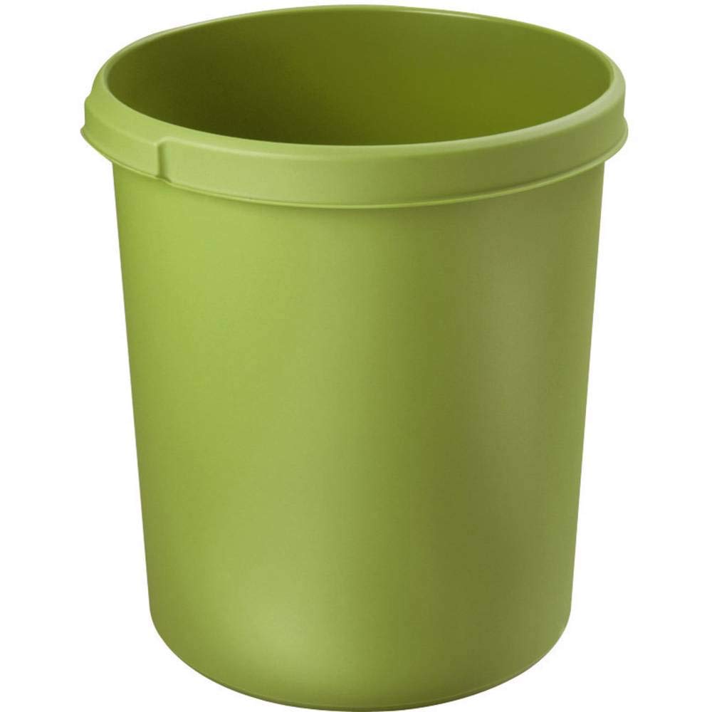 HAN 1834-05, Classic waste bin. Stylish, elegant and practical, extra stable with practical handles, 30 litres, green
