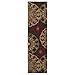 Ottomanson Ottohome Collection Contemporary Damask Design Rubberbacking Runner Rug, 1'10