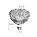 Grow Light Bulb, GLIME 50W Led Grow Plant Light, E27 Growing Lamp P30 Full Spectrum Grow Bulbs for Flowering Lighting Indoor Garden Plants Greenhouse and Hydroponic