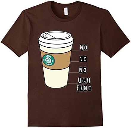 Mens Coffee Before Talkie T-Shirt Large Brown