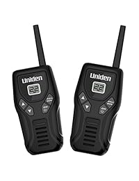 Uniden 16-mile 22 Canal Rechargable FRS/GMRS Two-way radio Par Negro (gmr1636 2 C), Negro