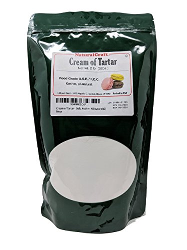 Cream of Tartar, 2 LB (32 oz), Bulk, Powder, Kosher - Gourmet, All-Natural