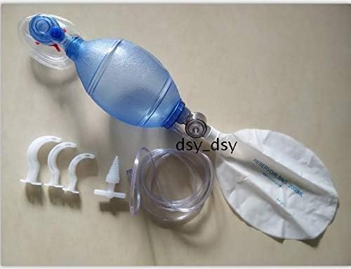 LINKALO Emergency Resuscitation Balloon Medical Simple Respirator Artificial Resuscitator External Safety Valve Setting for Adult USS