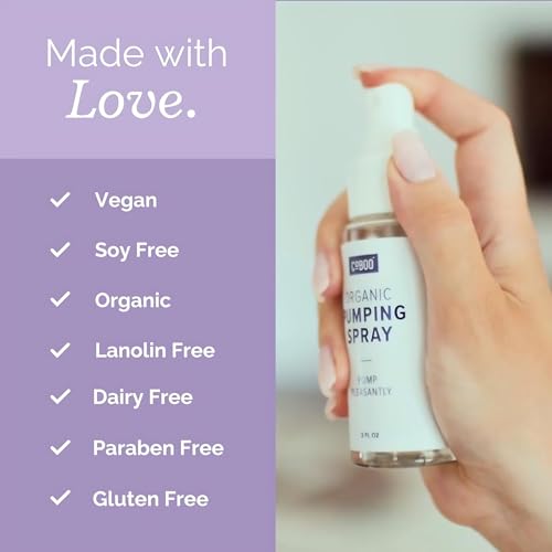 CoBoo The Original Pumping Spray 2 Fl Oz | Organic Lubricant for Breast Pumping | Pump Flange Spray for Breast Shields | Vegan & Lanolin Free, Made in USA | Helps Sore Nipples & Clogged Milk Ducts