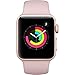 Apple Watch Series 3 38mm Smartwatch (GPS Only, Gold Aluminum Case, Pink Sand Sport Band) (Renewed)