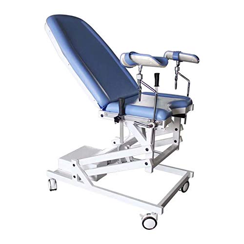 DZWJ Gynecological Examination Bed Chair Stainless Steel Portable Electric Examination Bed Folding Simple Gynecological Operation Bed