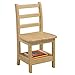 ECR4Kids Sit n' Stash Solid Wood 14 inch Kids Chair with Storage (2-Pack)