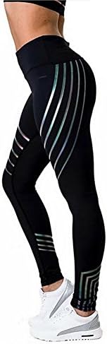MUYAOO Women Sexy Fitness Leggings Running Gym Stretch Sports Pants Waist Yoga Trousers