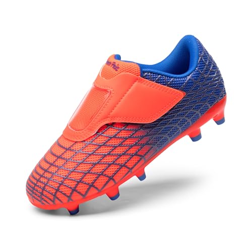 Boys Girls Laceless Soccer Cleats